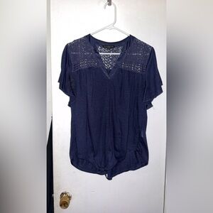 Signature Studio Deep Blue Blouse